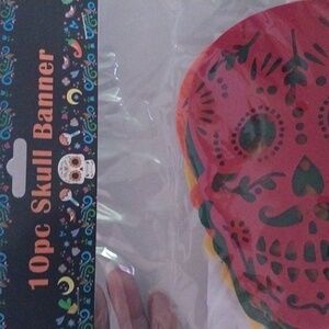 10 PC skull banner